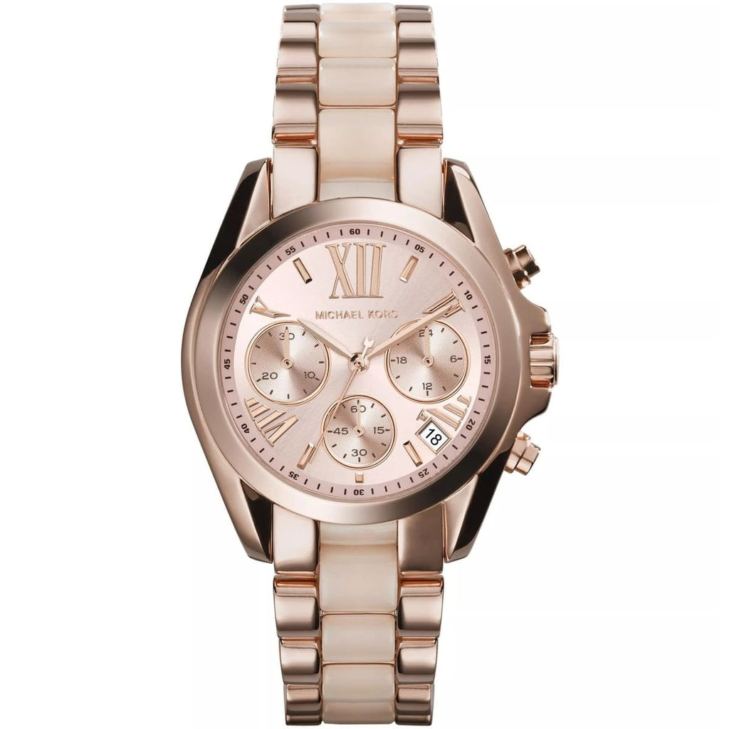 Michael Kors Women's Watch MK6066 – Rose Gold Strap & Dial
