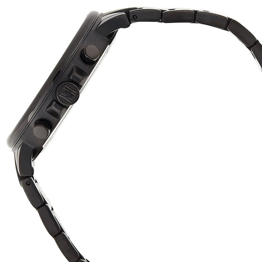 Tommy Hilfiger 1710414 Black Stainless Steel Strap With Black Dial Watch For Men
