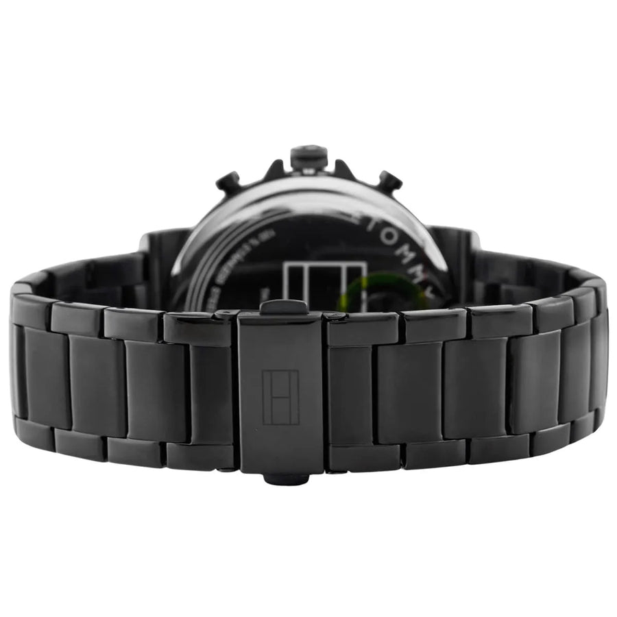 Tommy Hilfiger 1710414 Black Stainless Steel Strap With Black Dial Watch For Men