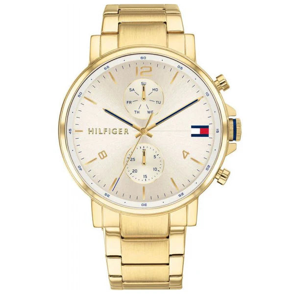 Tommy Hilfiger 1710415 Gold Stainless Steel Strap With Gold Dial Watch For Men