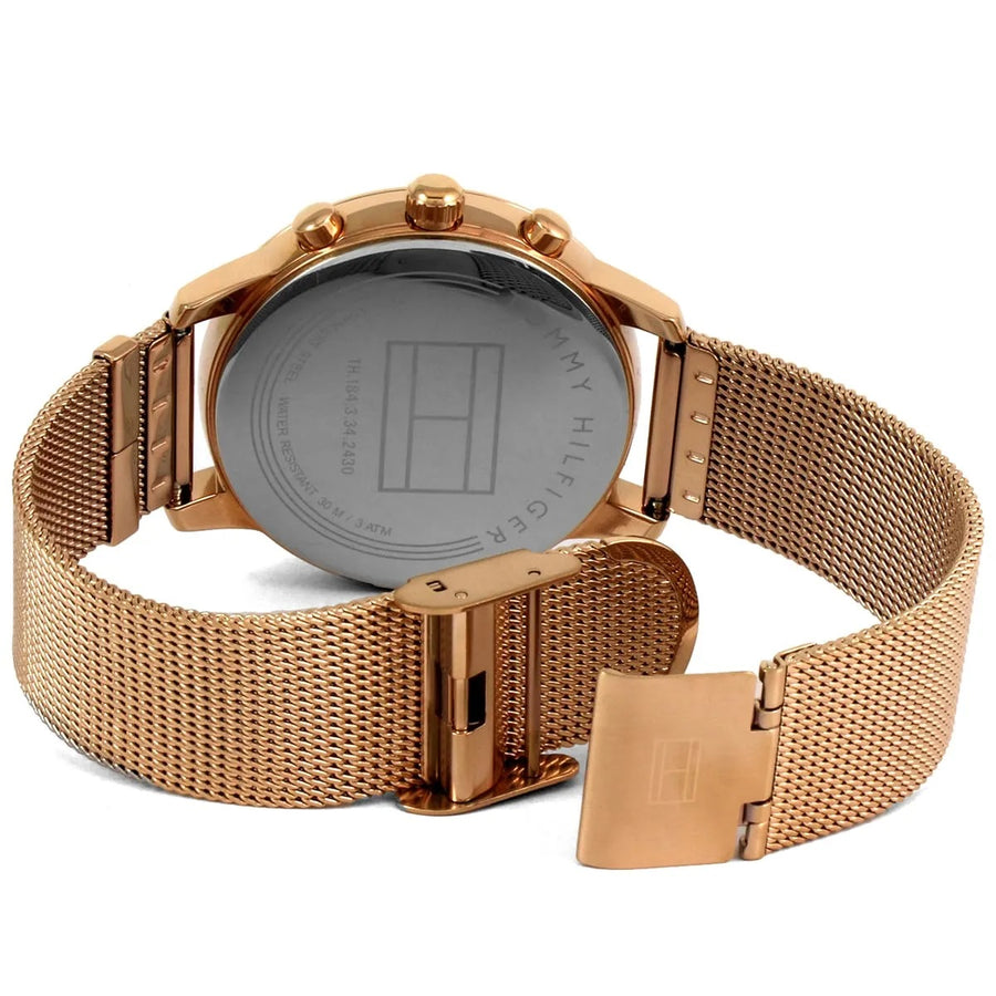 Tommy Hilfiger 1781907 Women's Watch Rose Gold Stainless Steel Strap With Rose Gold Dial
