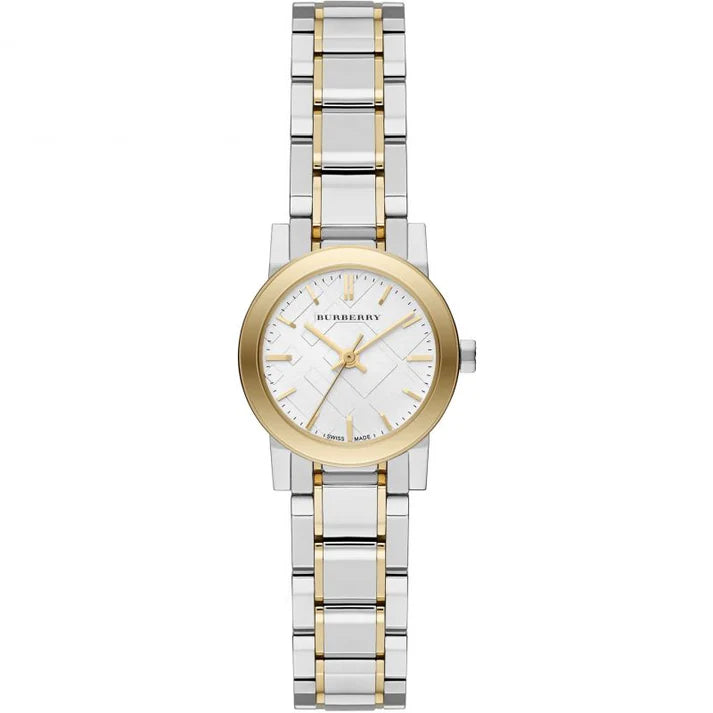 Burberry BU9217 Womens Watch Stainless Steel White Dial