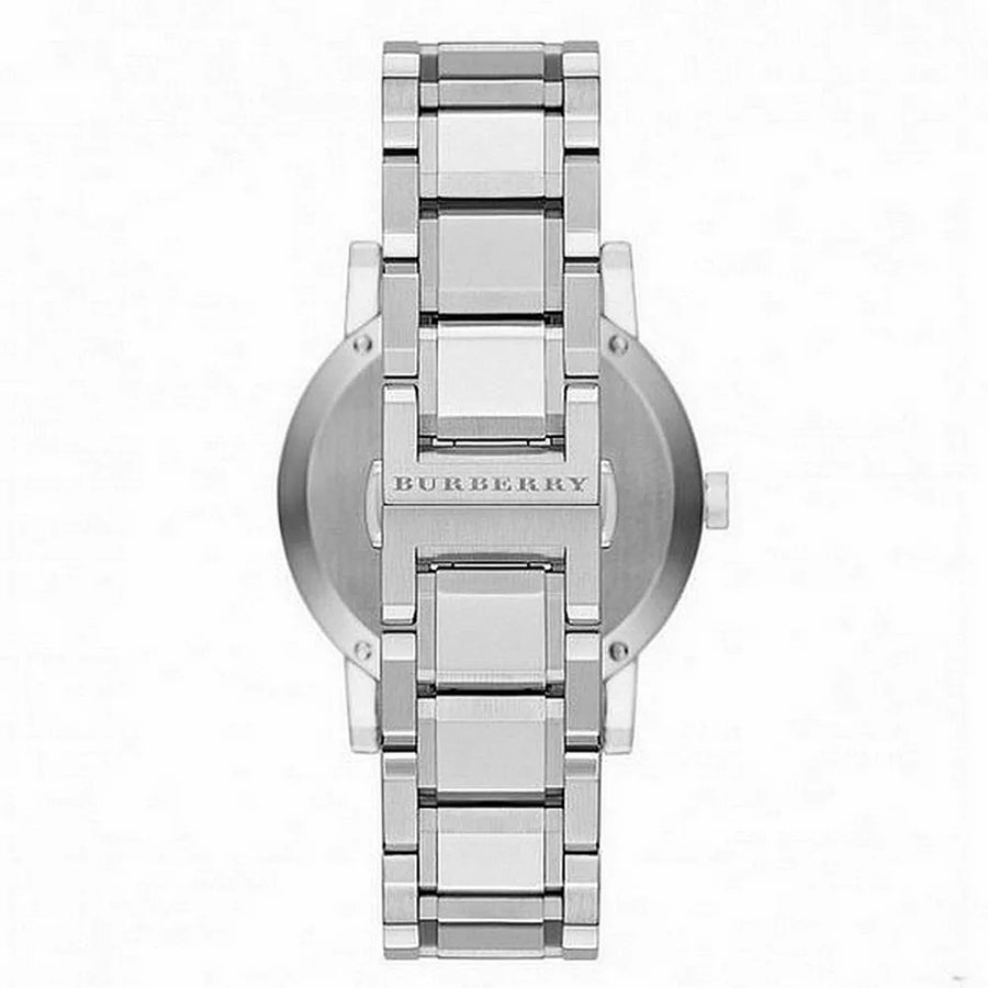 Burberry BU9124 Silver Stainless Steel Strap With Pink Dial Watch For Women