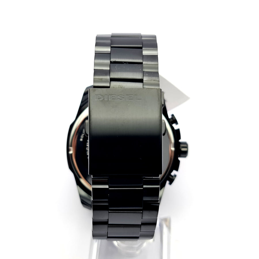 Diesel DZ4318 Black Mens Watch Stainless Steel Black Iridescent Dial