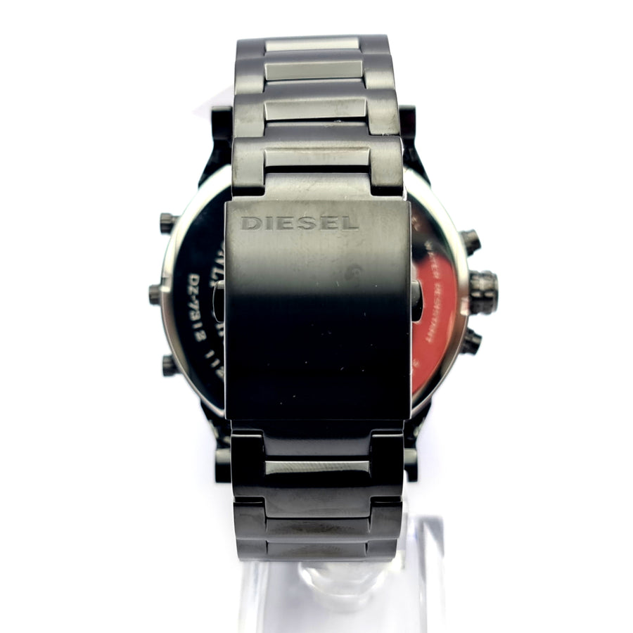 Diesel DZ7312 Mens Watch Stainless Steel Black With Gold Dial