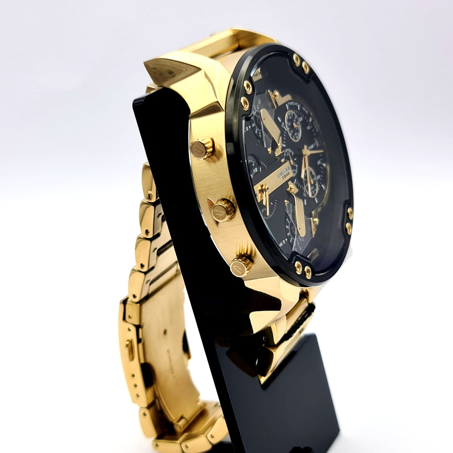 Diesel DZ7333 Gold Stainless Steel With Black Dial Mens Watch