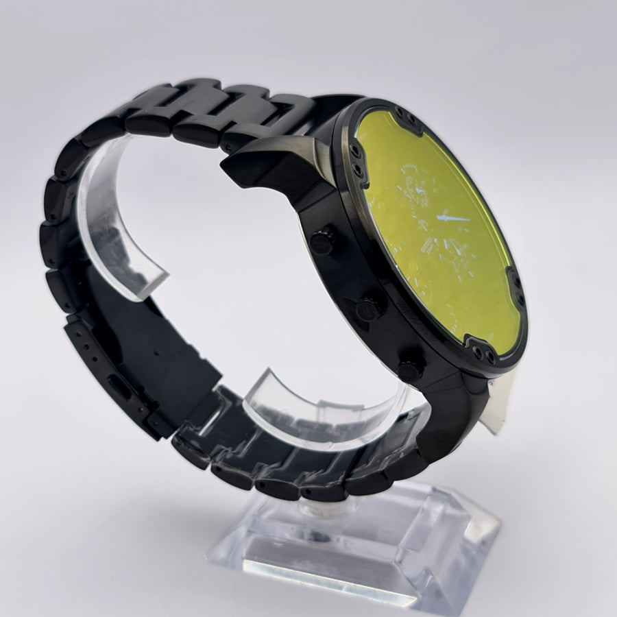 Diesel DZ7395 Black Stainless Steel Iridescent Dial Mens Watch