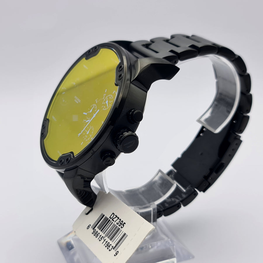 Diesel DZ7395 Black Stainless Steel Iridescent Dial Mens Watch