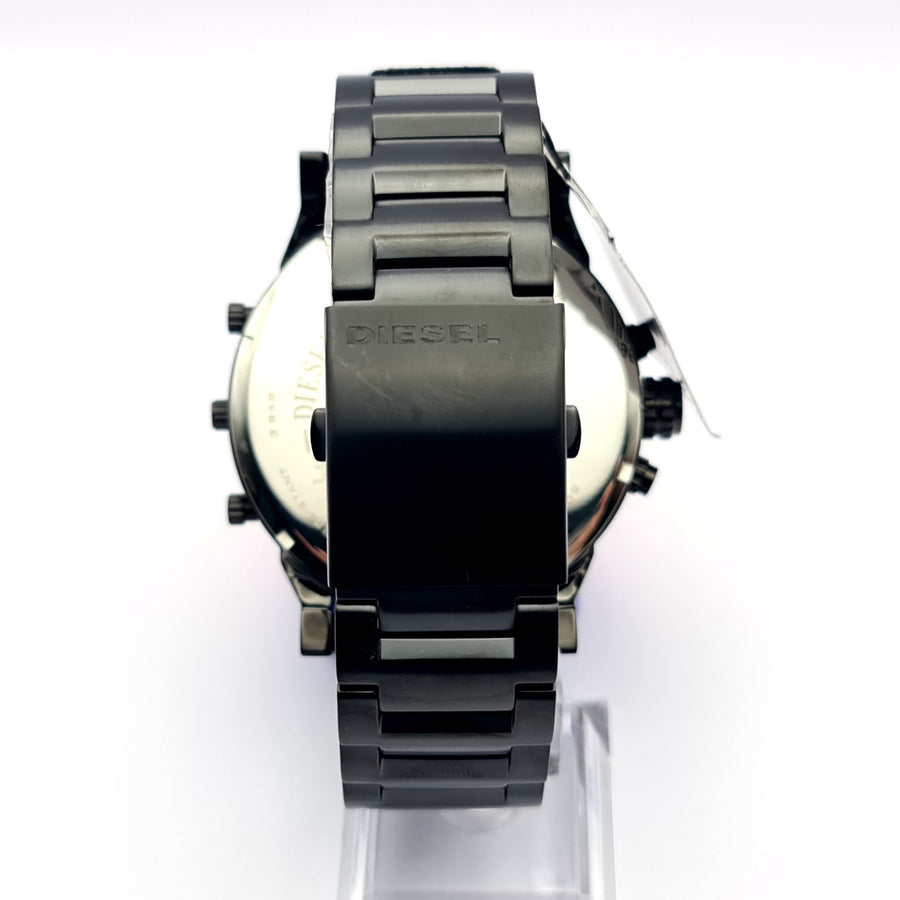 Diesel DZ7395 Black Stainless Steel Iridescent Dial Mens Watch