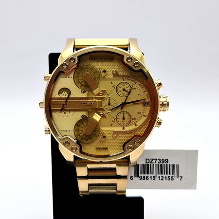 Diesel DZ7399 Gold Stainless Steel Gold Dial Mens Watch