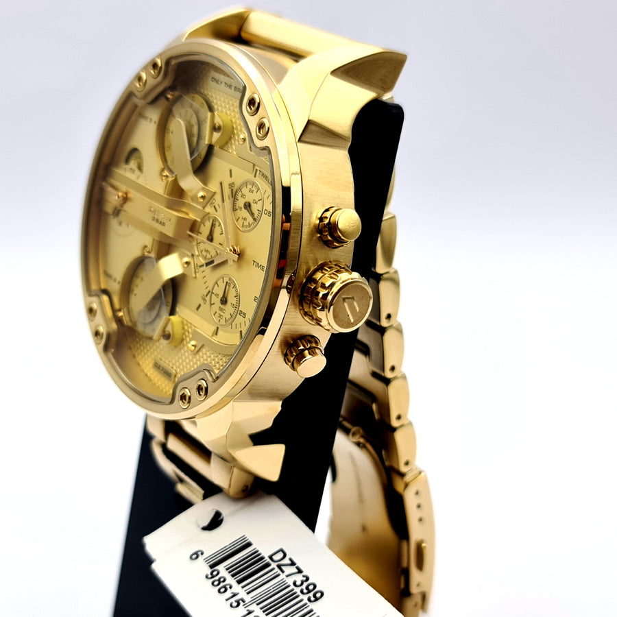 Diesel DZ7399 Gold Stainless Steel Gold Dial Mens Watch