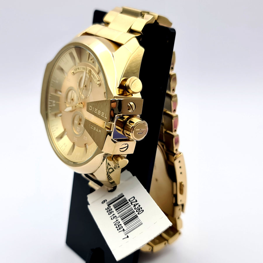 Diesel DZ4360 Mens Watch Stainless Steel Gold Dial