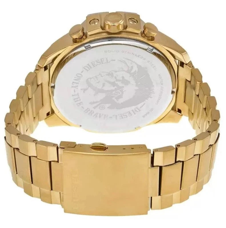Diesel DZ4360 Mens Watch Stainless Steel Gold Dial