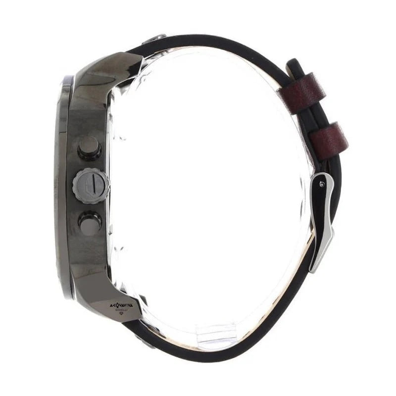 Diesel DZ7314 Mens Watch Brown Leather Strap With Blue Dial