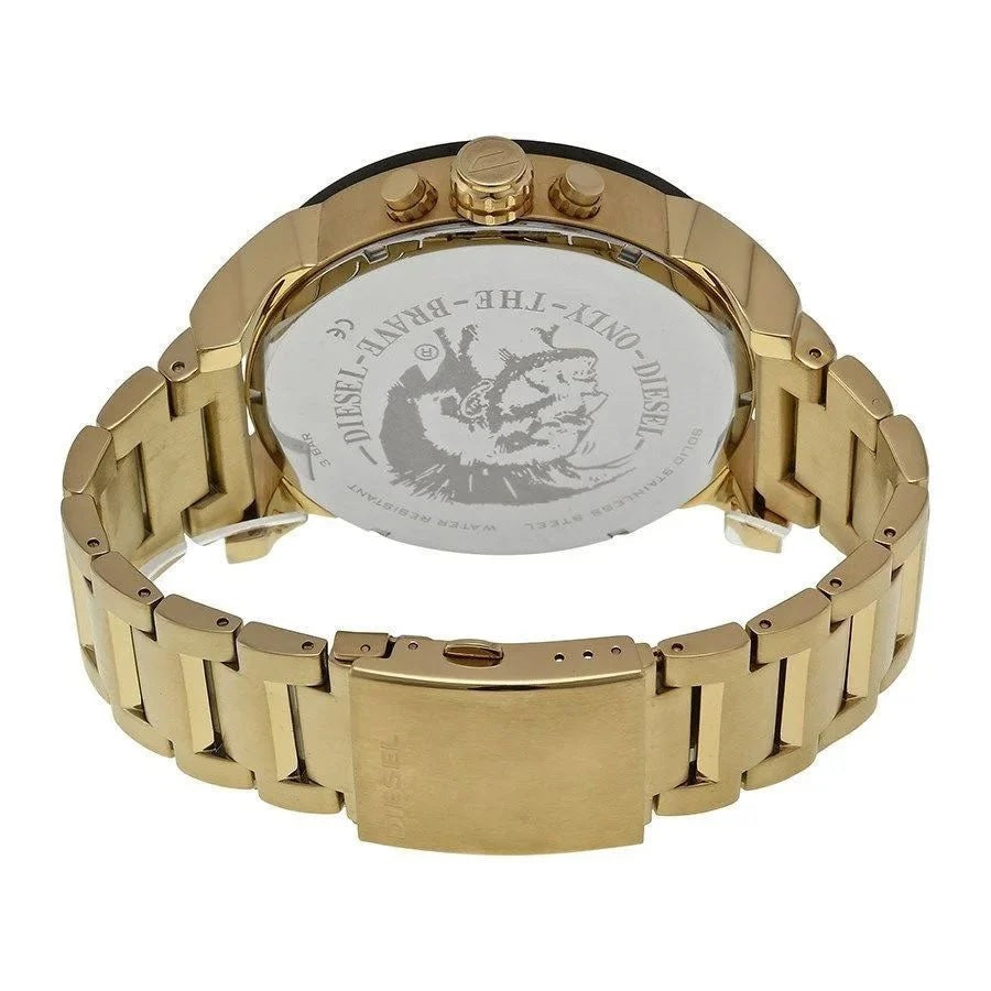 Diesel DZ7333 Gold Stainless Steel With Black Dial Mens Watch