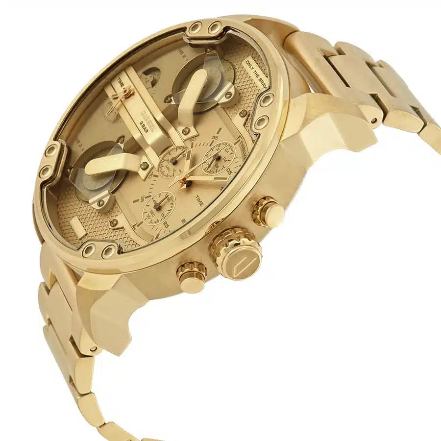 Diesel DZ7399 Gold Stainless Steel Gold Dial Mens Watch
