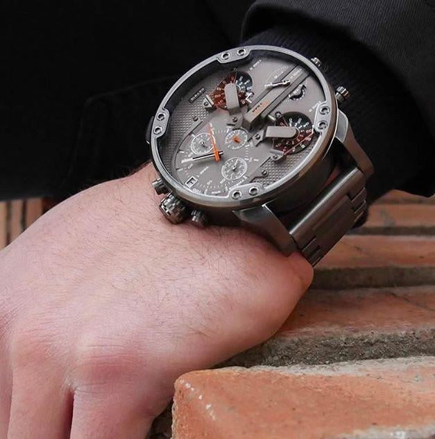 Diesel DZ7315 Mens Watch Stainless Steel Grey Dial