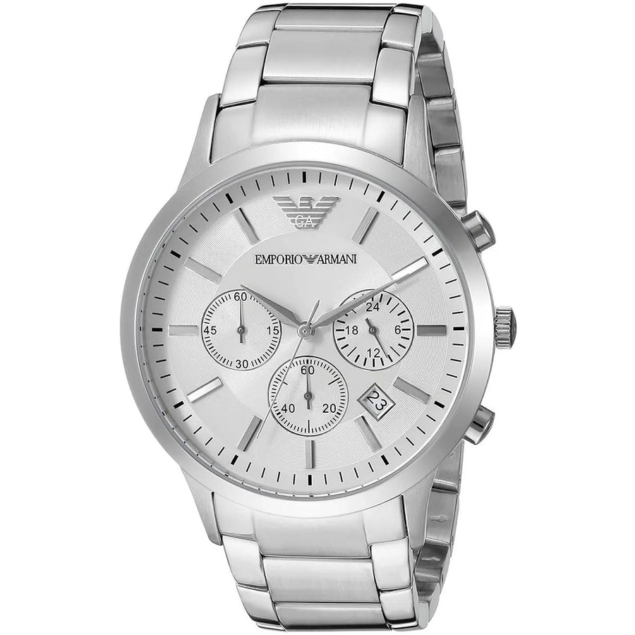 Emporio Armani AR2458 Stainless Steel Silver Dial Watch for Men