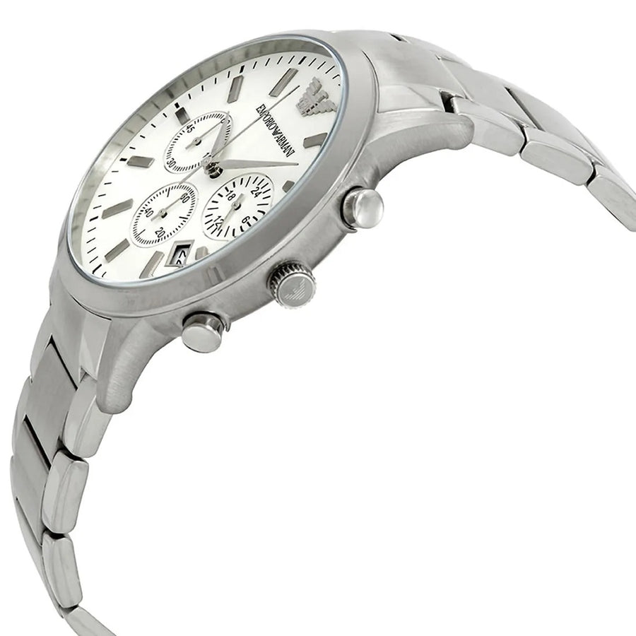 Emporio Armani AR2458 Stainless Steel Silver Dial Watch for Men