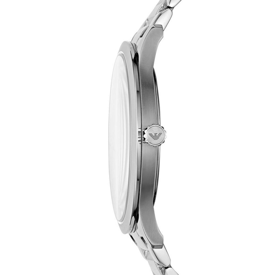 Emporio Armani Mens Watch AR11227 Silver Stainless Steel Blue Dial