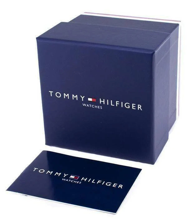 Tommy Hilfiger 1710383 Black Stainless Steel Strap And Black Dial Watch For Men
