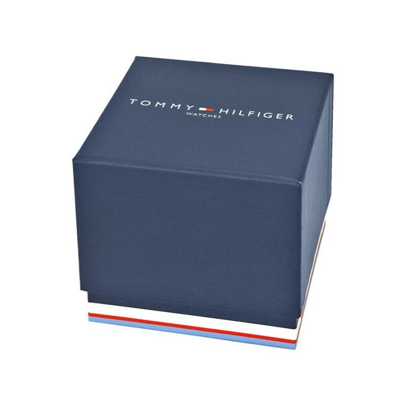 Tommy Hilfiger 1710414 Black Stainless Steel Strap With Black Dial Watch For Men