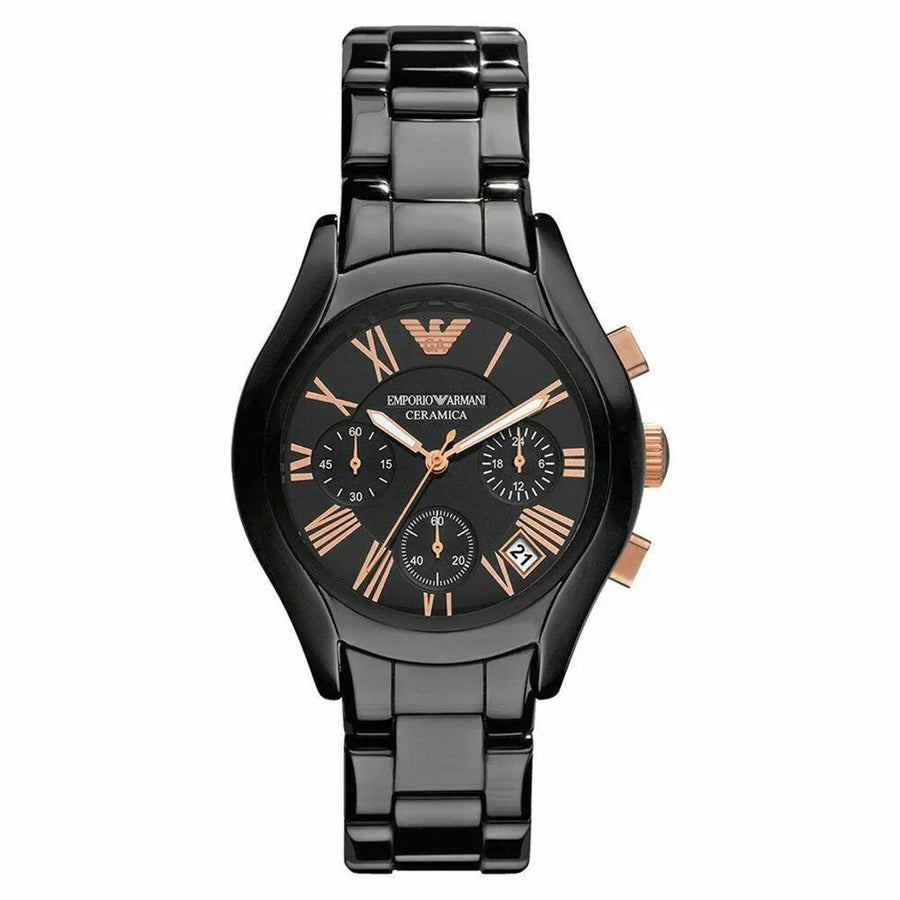 Emporio Armani AR1411 Black Stainless Steel Watches For Men