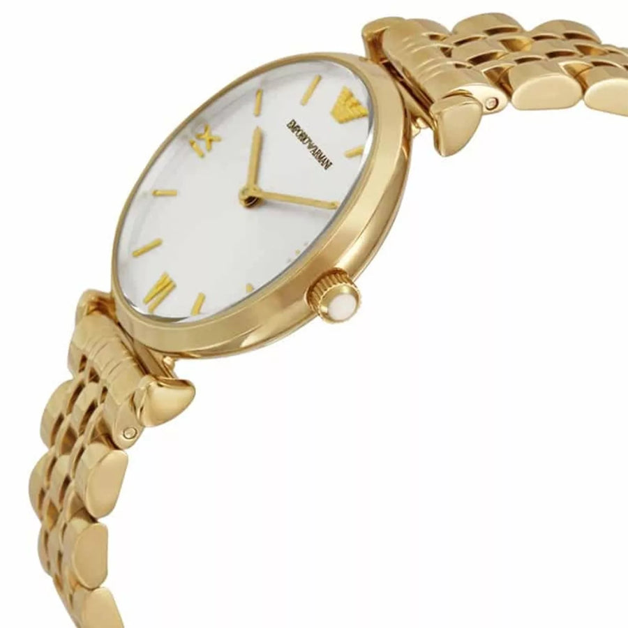 Emporio Armani Ar1877 Gold Stainless Steel Watches For Women
