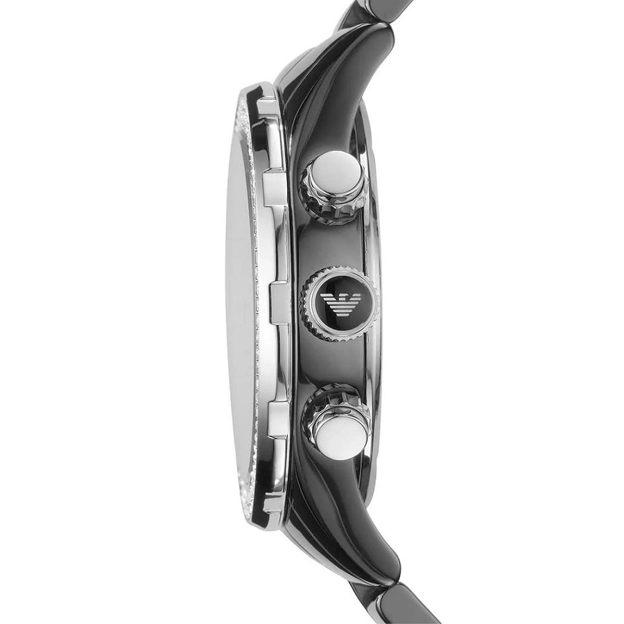 Emporio Armani AR1455 Womens Watch Ceramic Black Dial