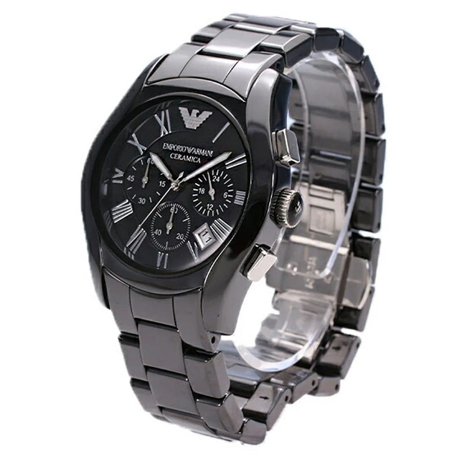 Emporio Armani AR1400 Black Stainless Steel Watches For Mens