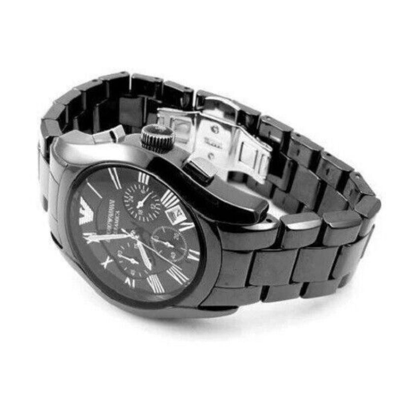 Emporio Armani AR1400 Black Stainless Steel Watches For Mens