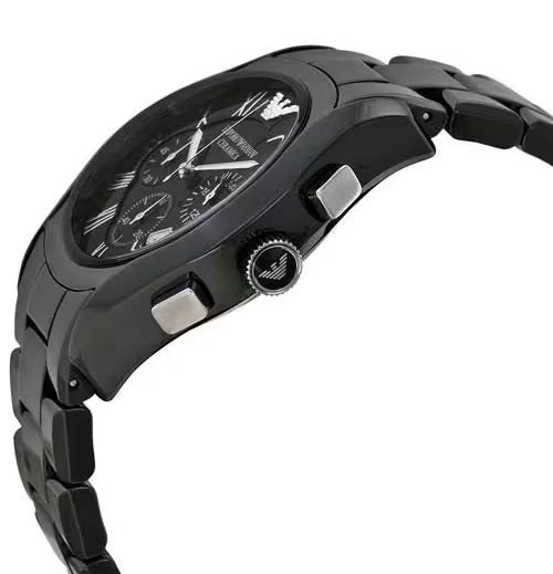 Emporio Armani AR1400 Black Stainless Steel Watches For Mens