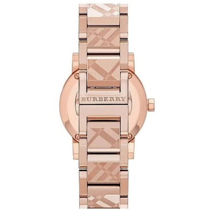 Burberry BU9039  Rose Gold Stainless Steel Strap With Gold Dial Watch For Unisex