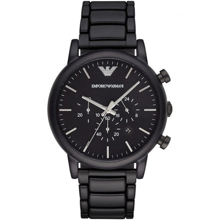 Emporio Armani AR1895 Mens Watch Black Stainless Steel