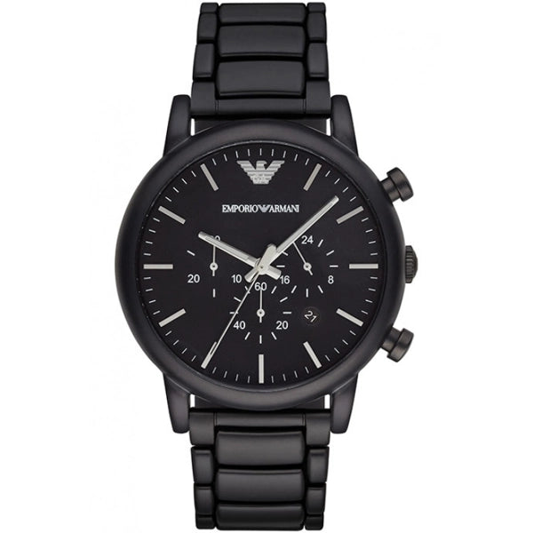 Emporio Armani AR1895 Mens Watch Black Stainless Steel