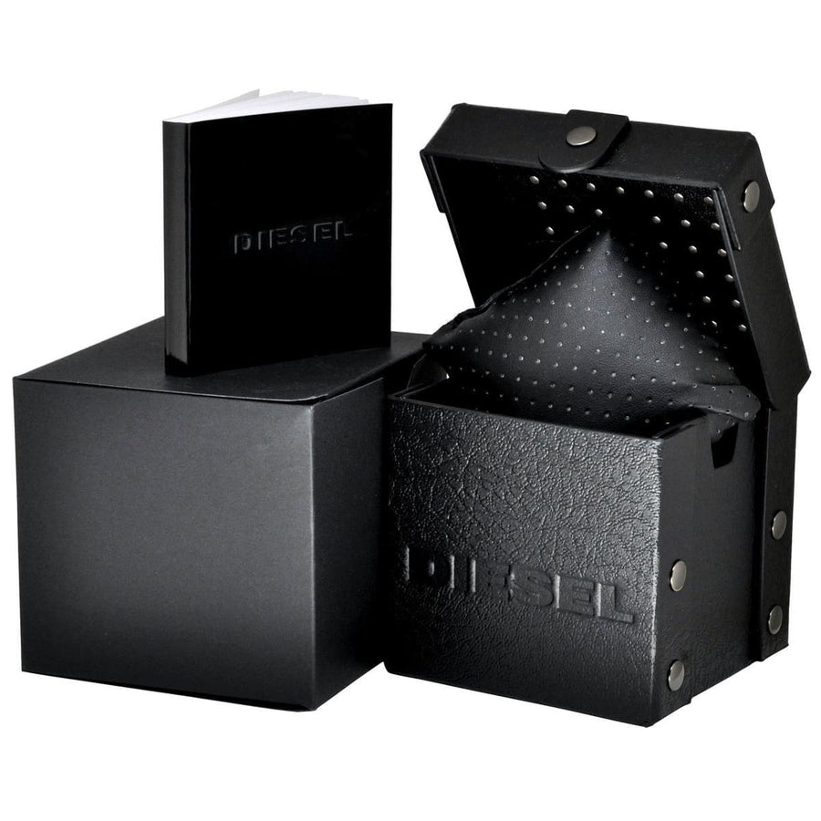 Diesel DZ7314 Mens Watch Brown Leather Strap With Blue Dial