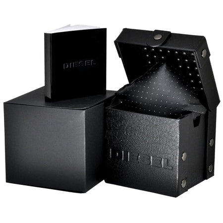 Diesel DZ7313 Black Leather Watches For Men