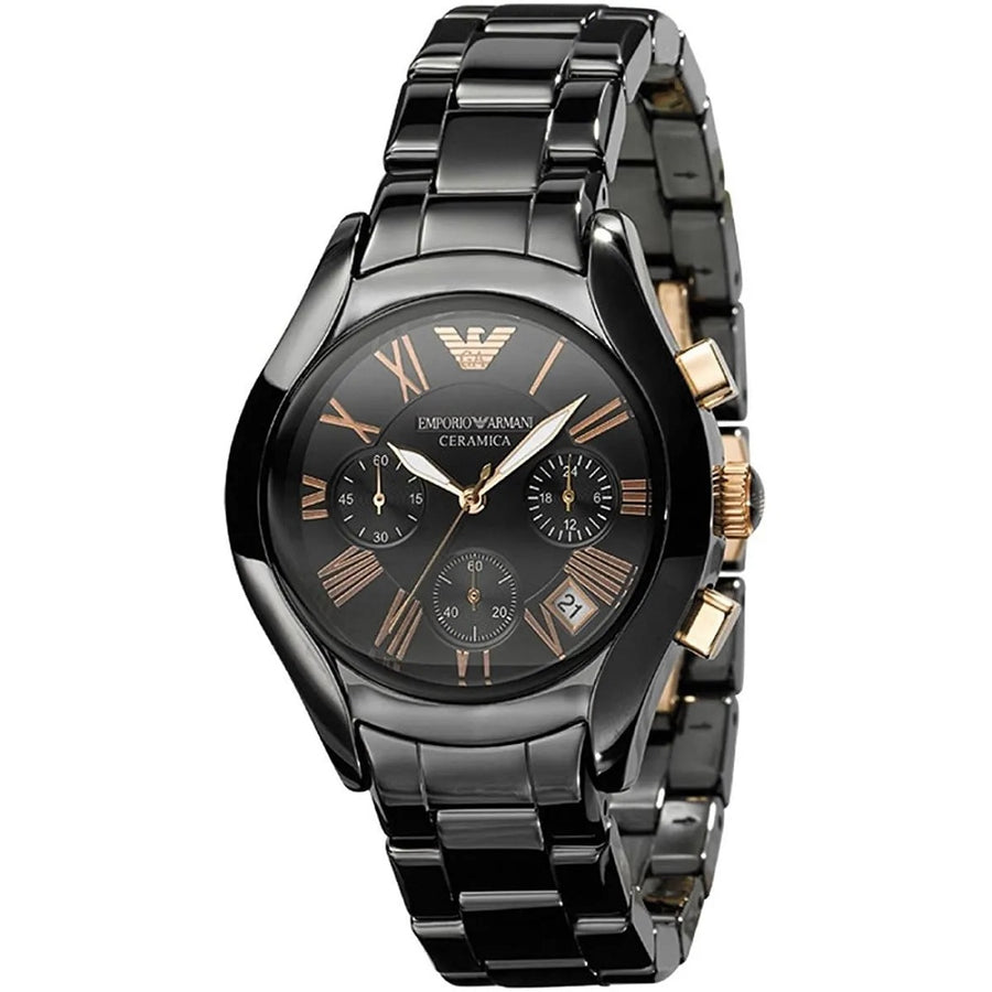 Emporio Armani AR1411 Black Stainless Steel Watches For Men