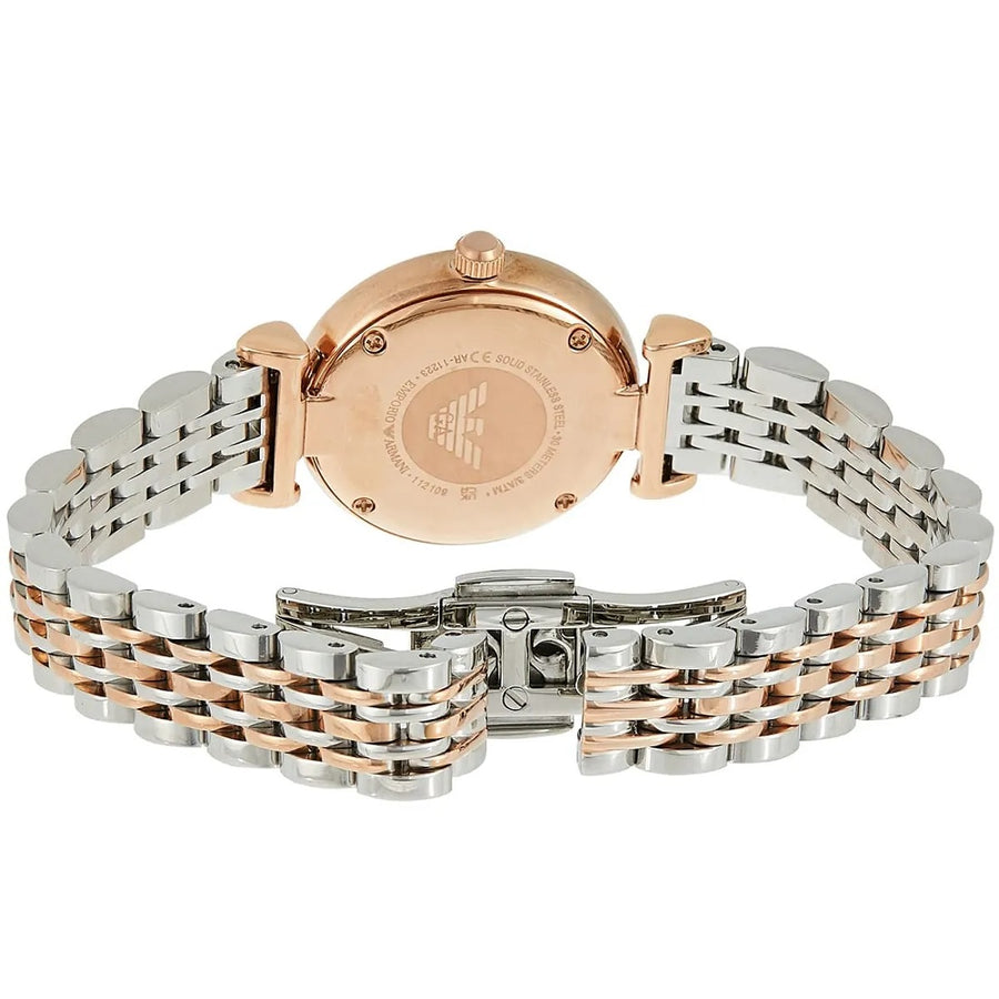 Emporio Armani AR11223 Silver, Pink Leather Watches For Women