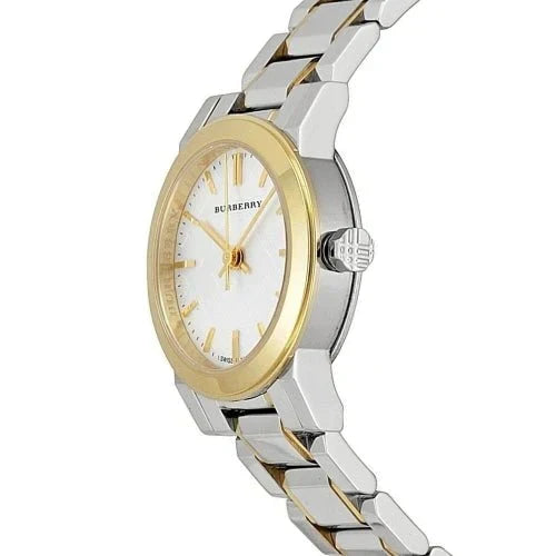 Burberry BU9217 Womens Watch Stainless Steel White Dial