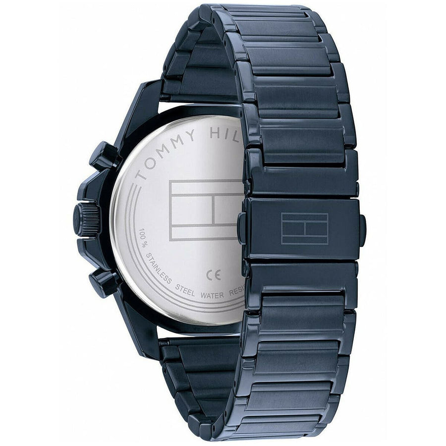 Tommy Hilfiger 1791560 men's watch with blue dial and blue stainless steel strap