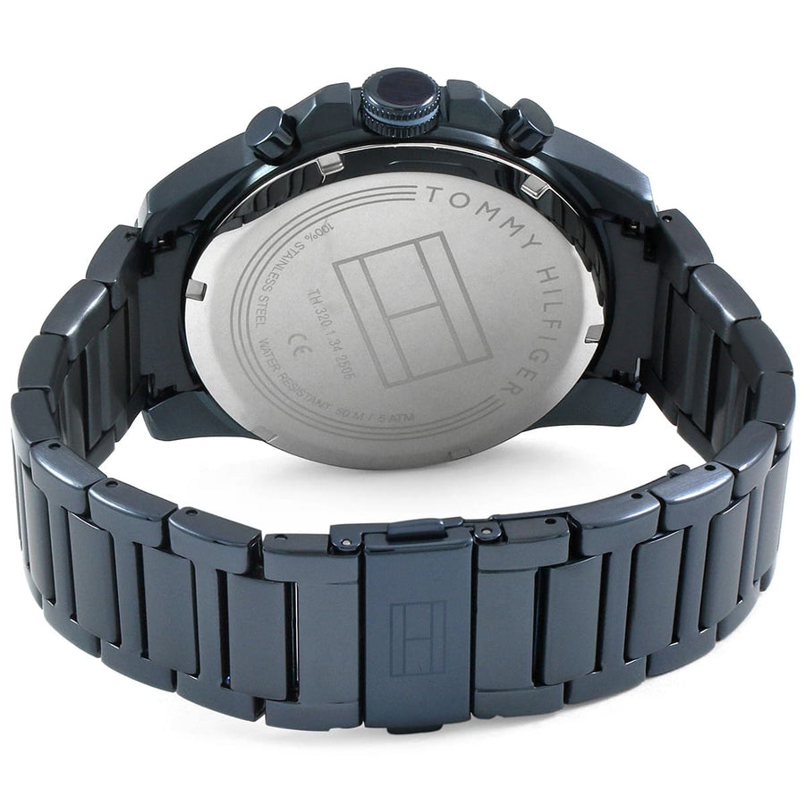 Tommy Hilfiger 1791560 men's watch with blue dial and blue stainless steel strap